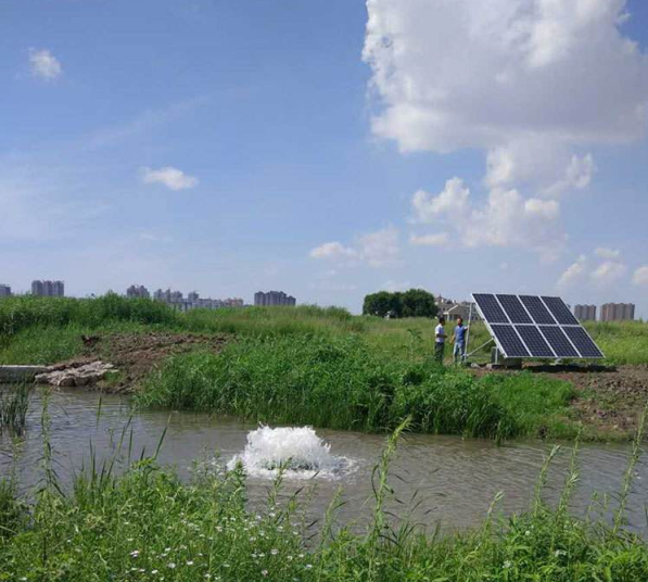 太陽能涌泉式曝氣機(jī)